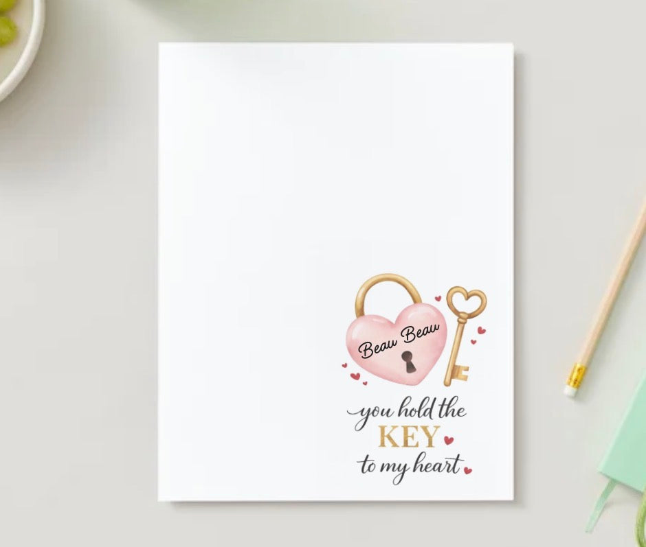 Custom Adult Stationery Sheet