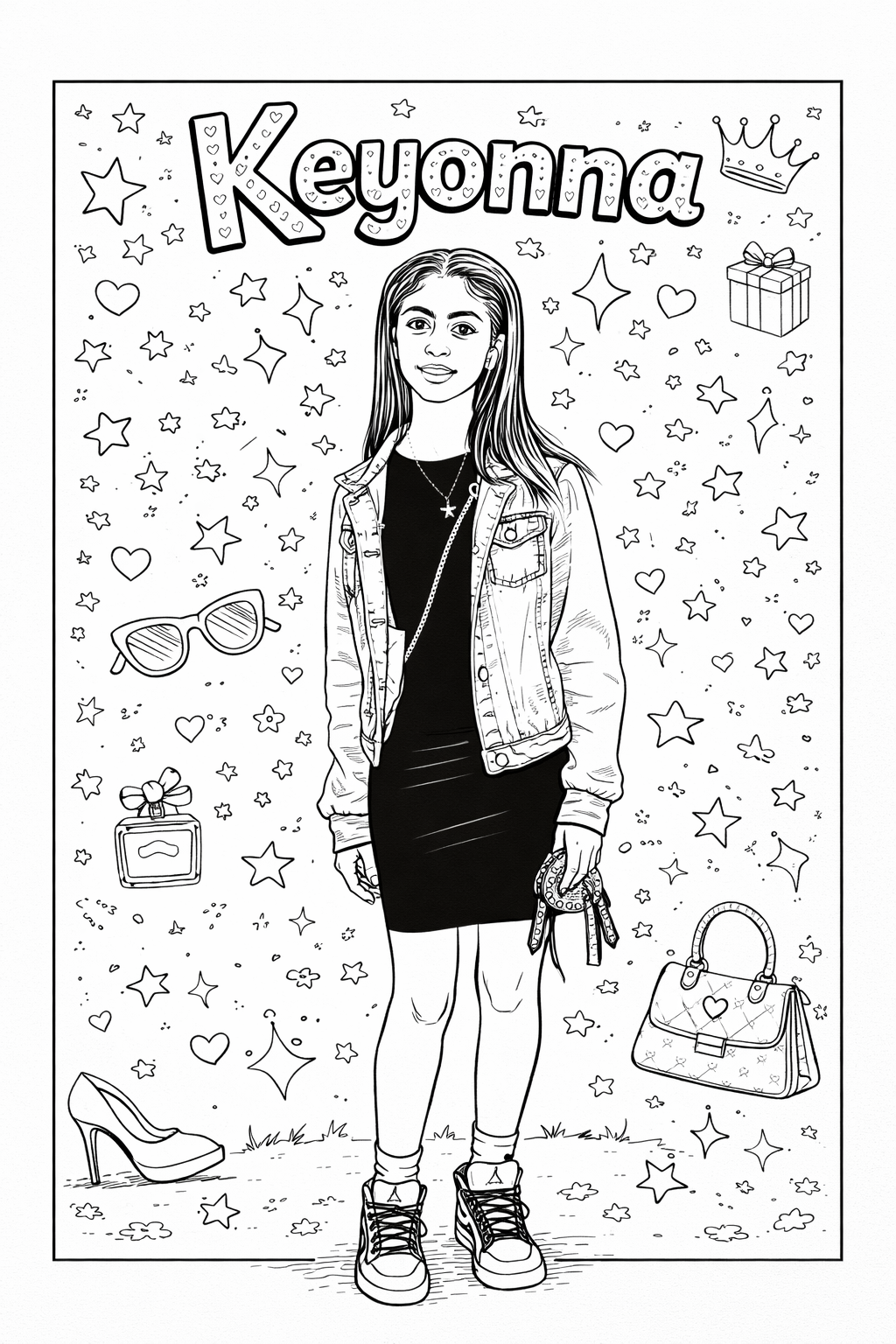 ✏️Fully Custom Background Coloring Page BUNDLE🖍️