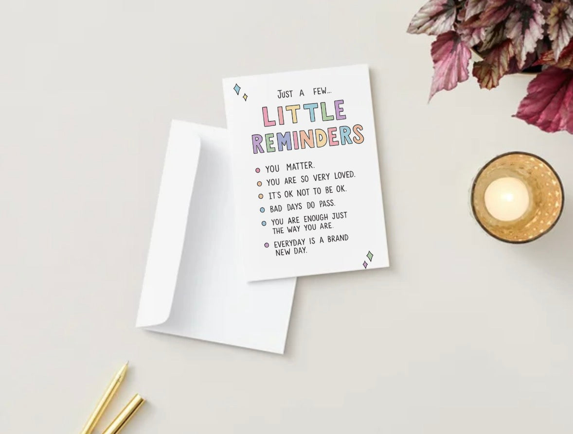 Reminders (Blank inside)