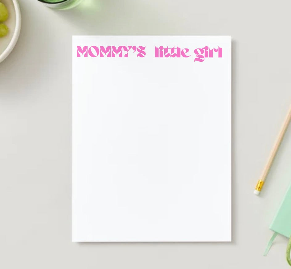 Mom & Daughter Stationery Sheet