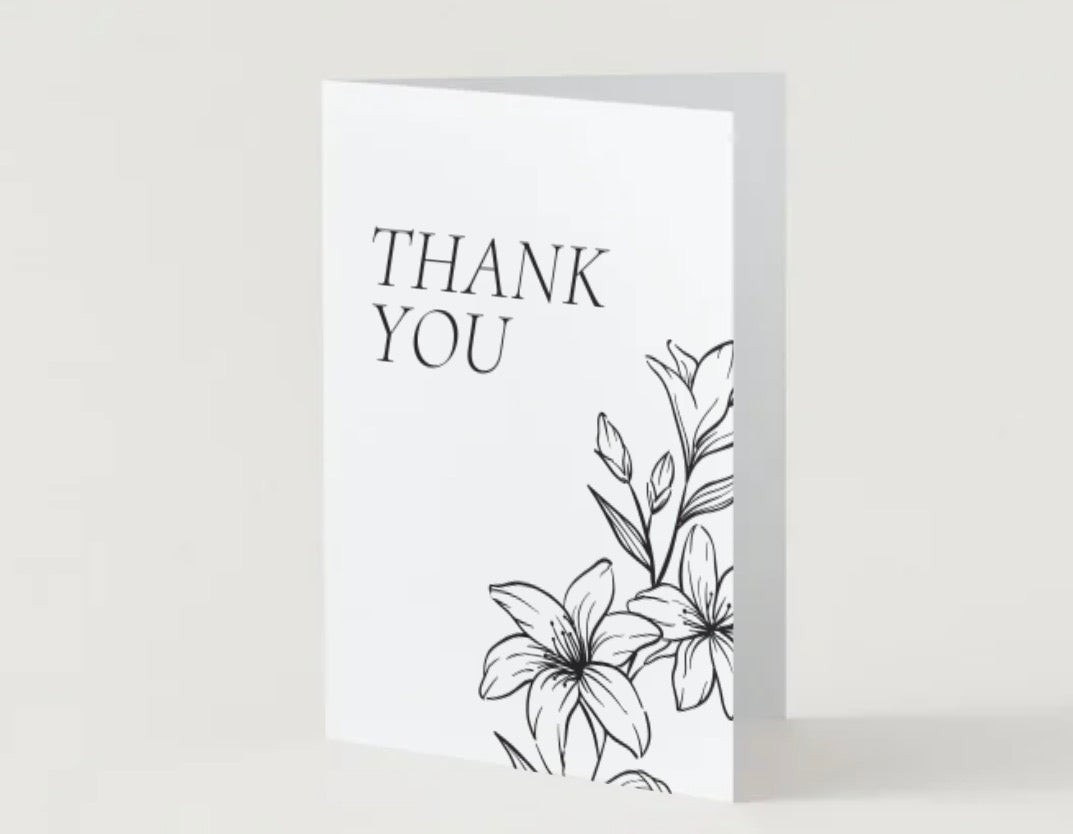 Thank you (blank inside)