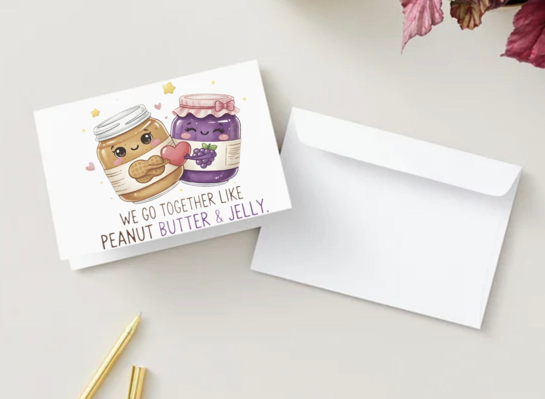 Peanut butter jelly (Blank Inside)