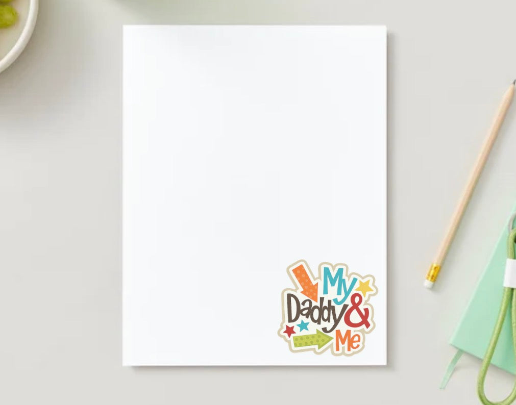 Dad & Son Stationery sheet