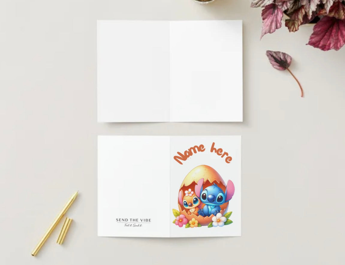 🐇Custom stitch with name 🐇 (blank inside)