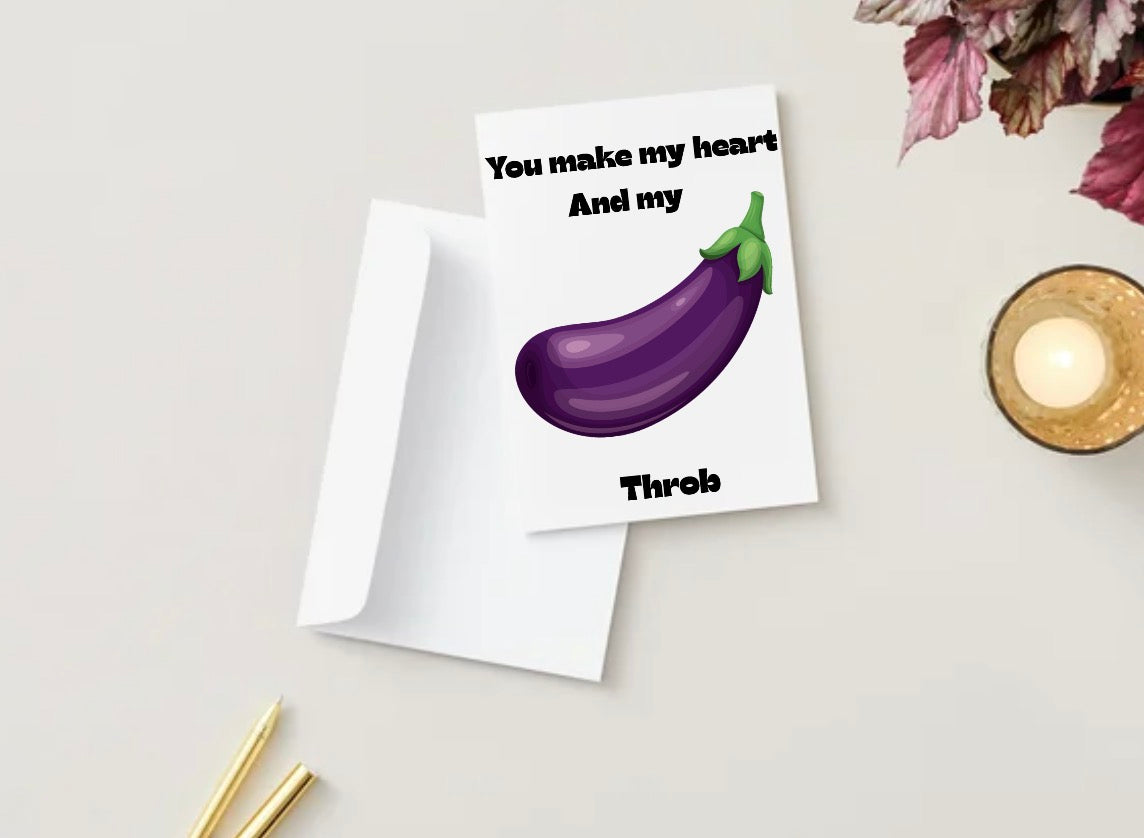 Throb (blank inside)