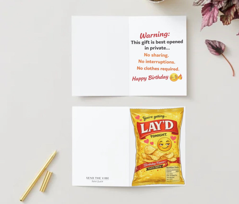 🔥Lay’d - Birthday 🧁
