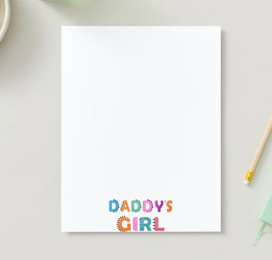 Dad & DAUGHTER STATIONERY SHEET
