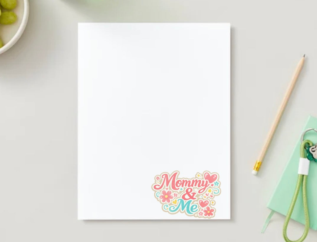 Mom & Daughter Stationery Sheet