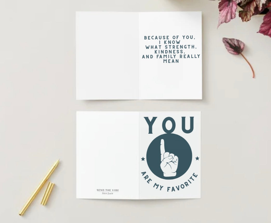 You