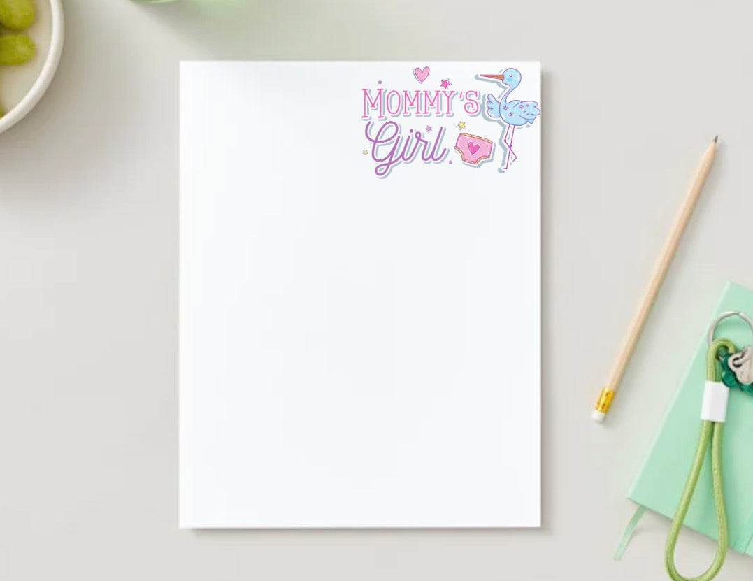 Mom & Daughter Stationery Sheet