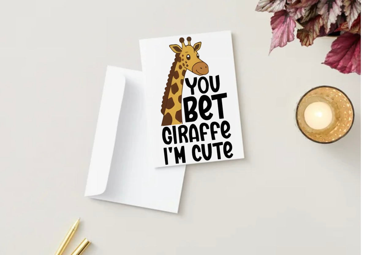 Giraffe (Blank Inside)