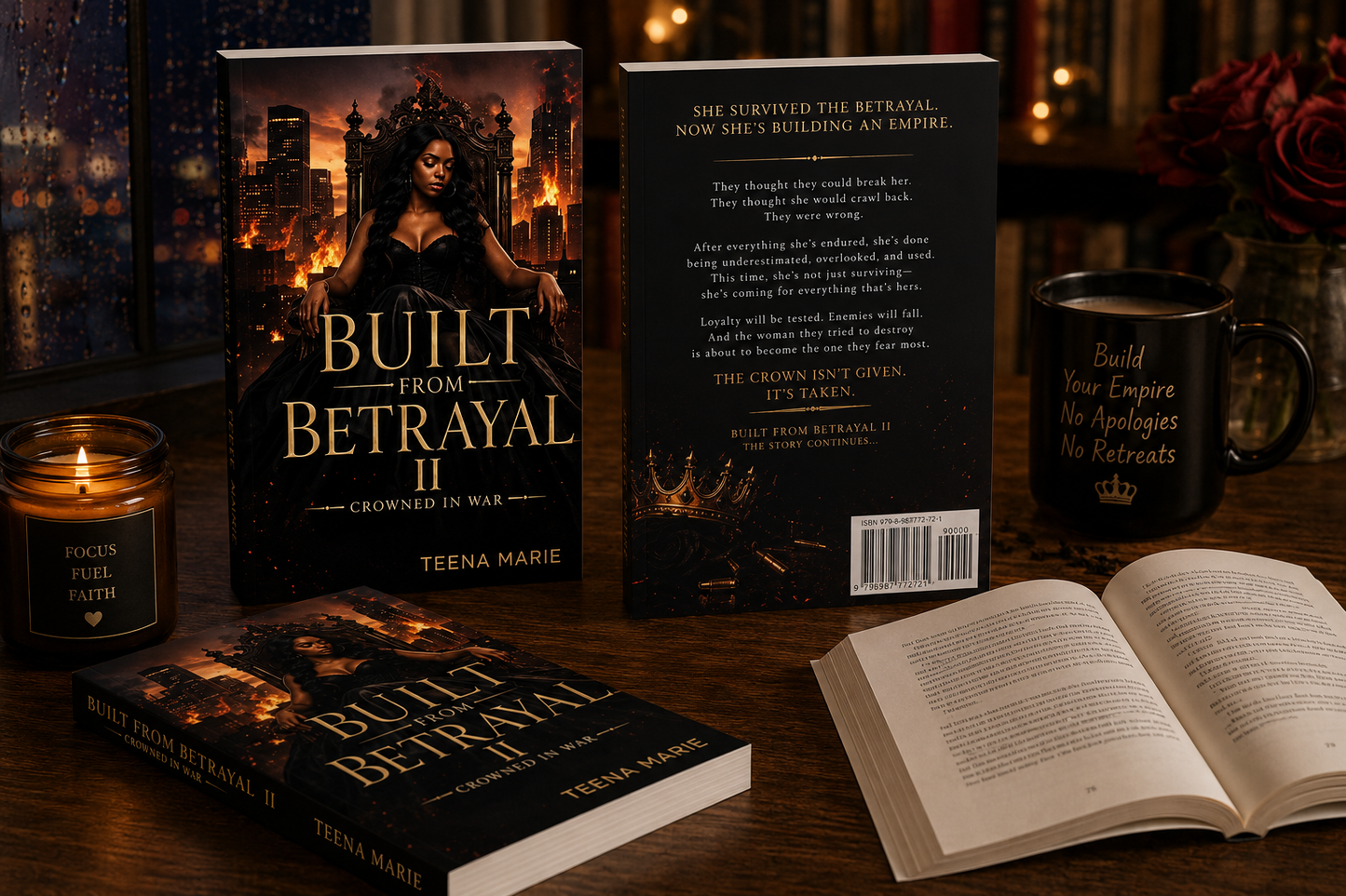 BUILT FROM BETRAYAL II: CROWNED IN WAR (Built From Betrayal series BOOK 2)🔥