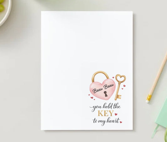 Custom Adult Stationery Sheet