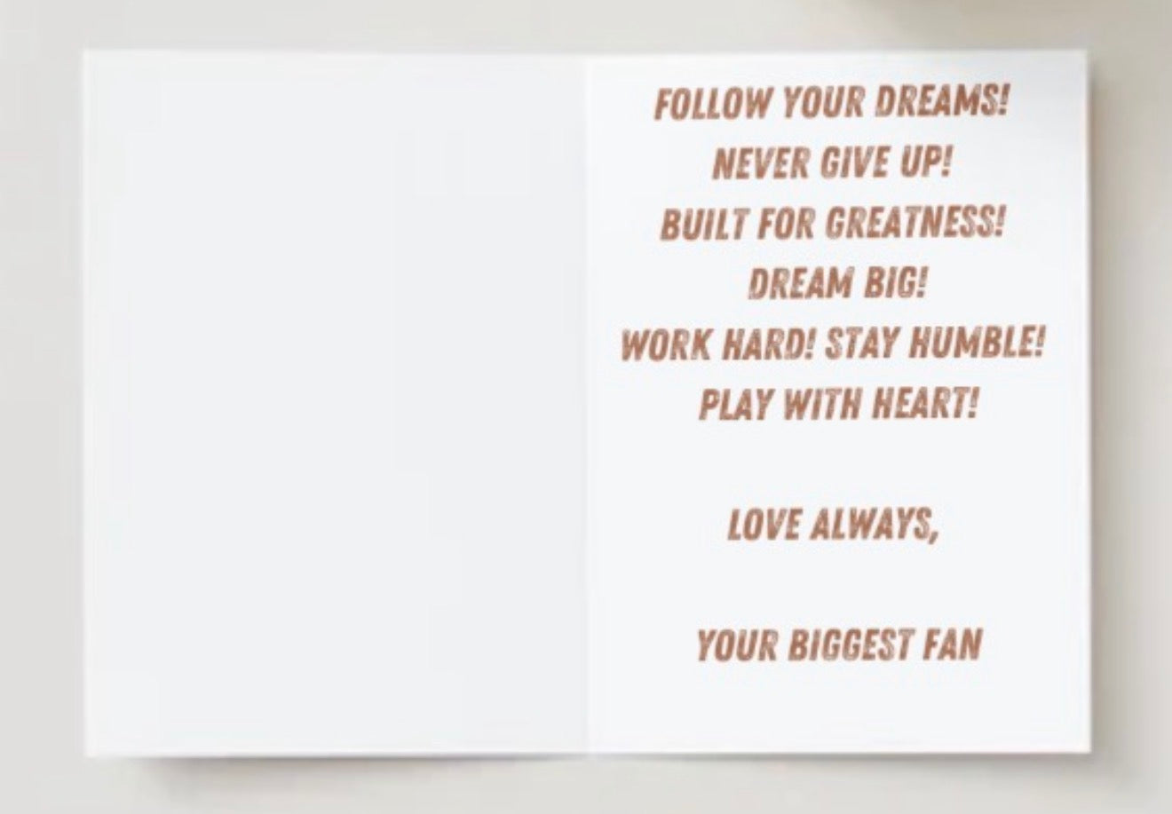 🥇Heart of a champion 🏅CUSTOM