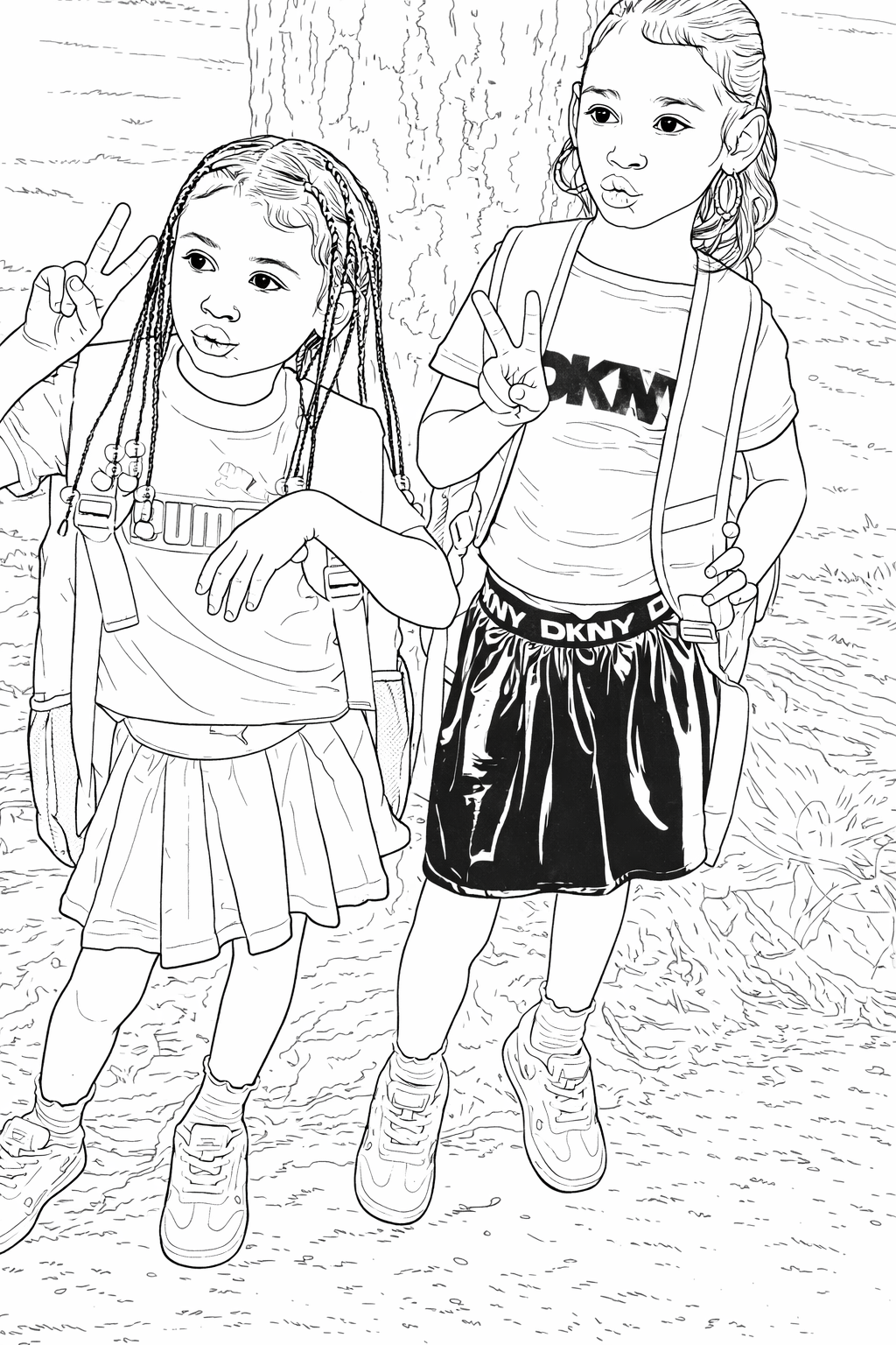 ✏️Photo To Coloring PageBUNDLE (No background or themes)🖍️