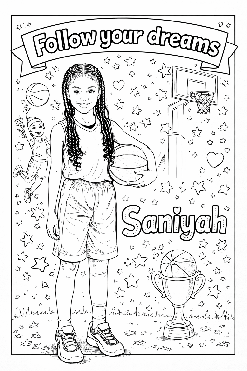 ✏️Fully Custom Background Coloring Page BUNDLE🖍️