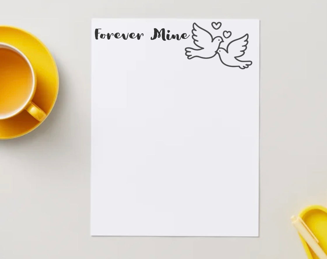 Designed Adult Stationery Sheet