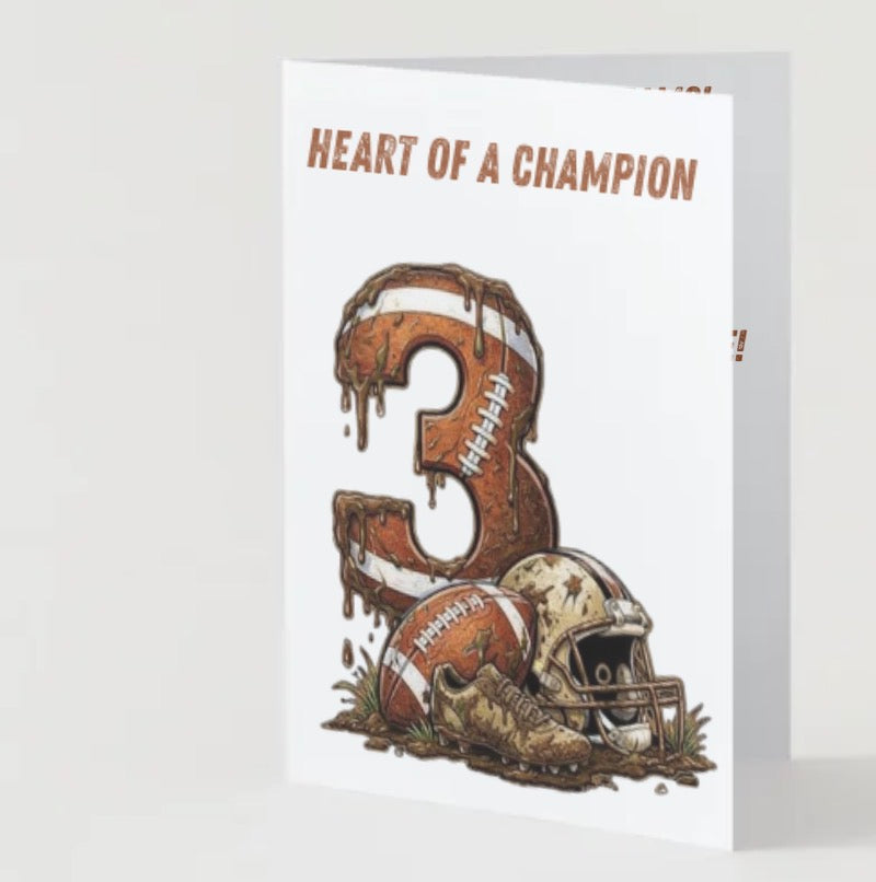 🥇Heart of a champion 🏅CUSTOM