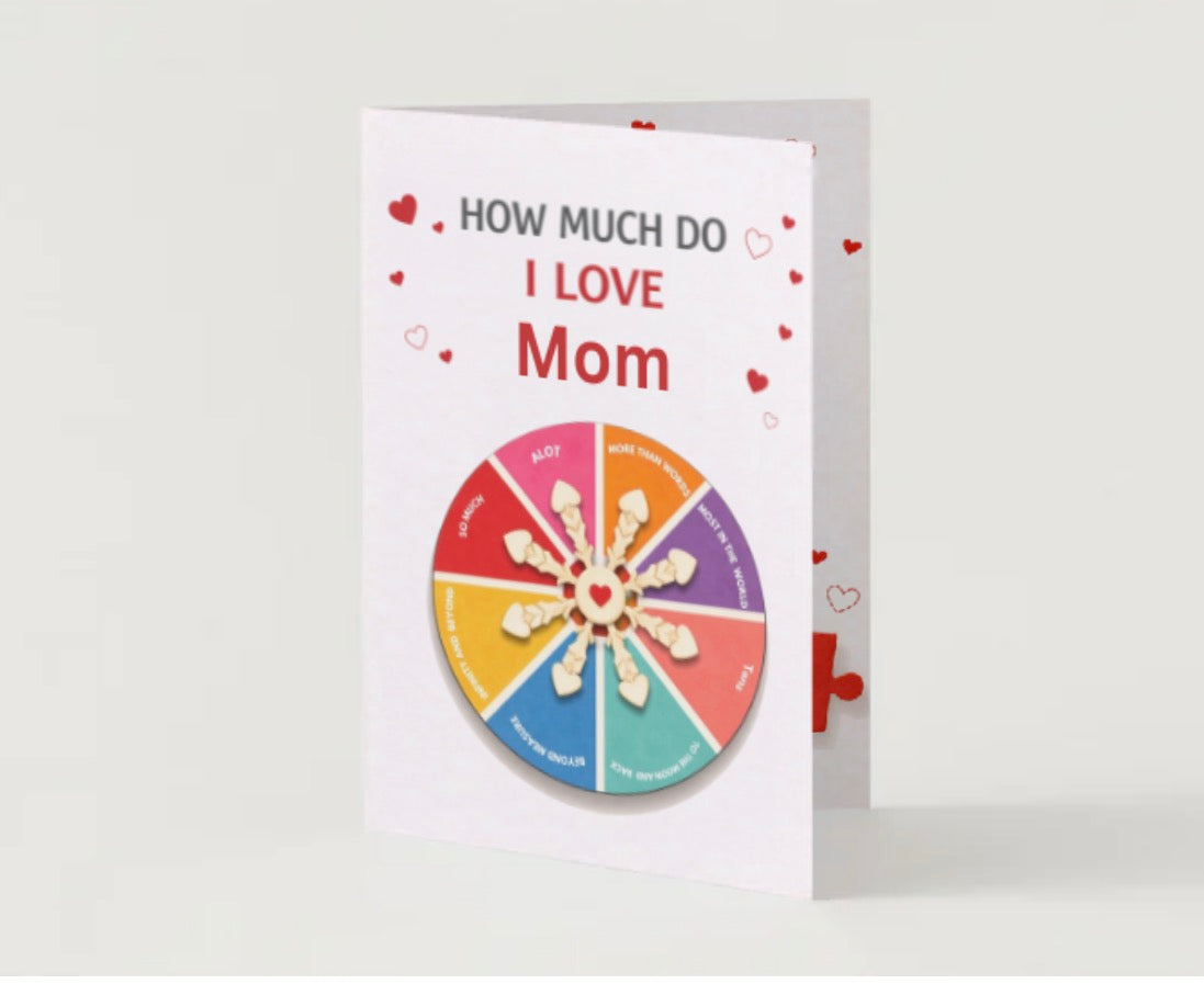 How Much Do I Love You? Spinner Card 💖