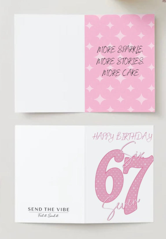 💕Pink 6-7 Birthday 🎂