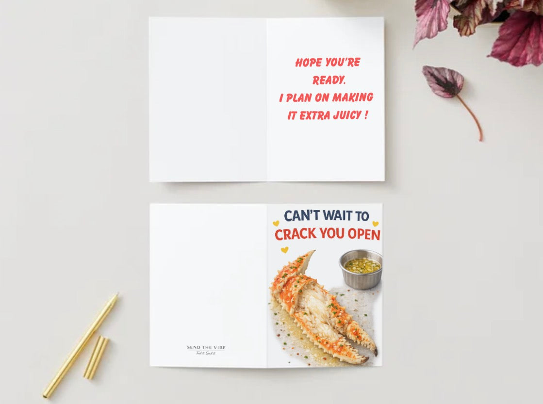 😏🦀 Can’t Wait to Crack You Open 😏🦀