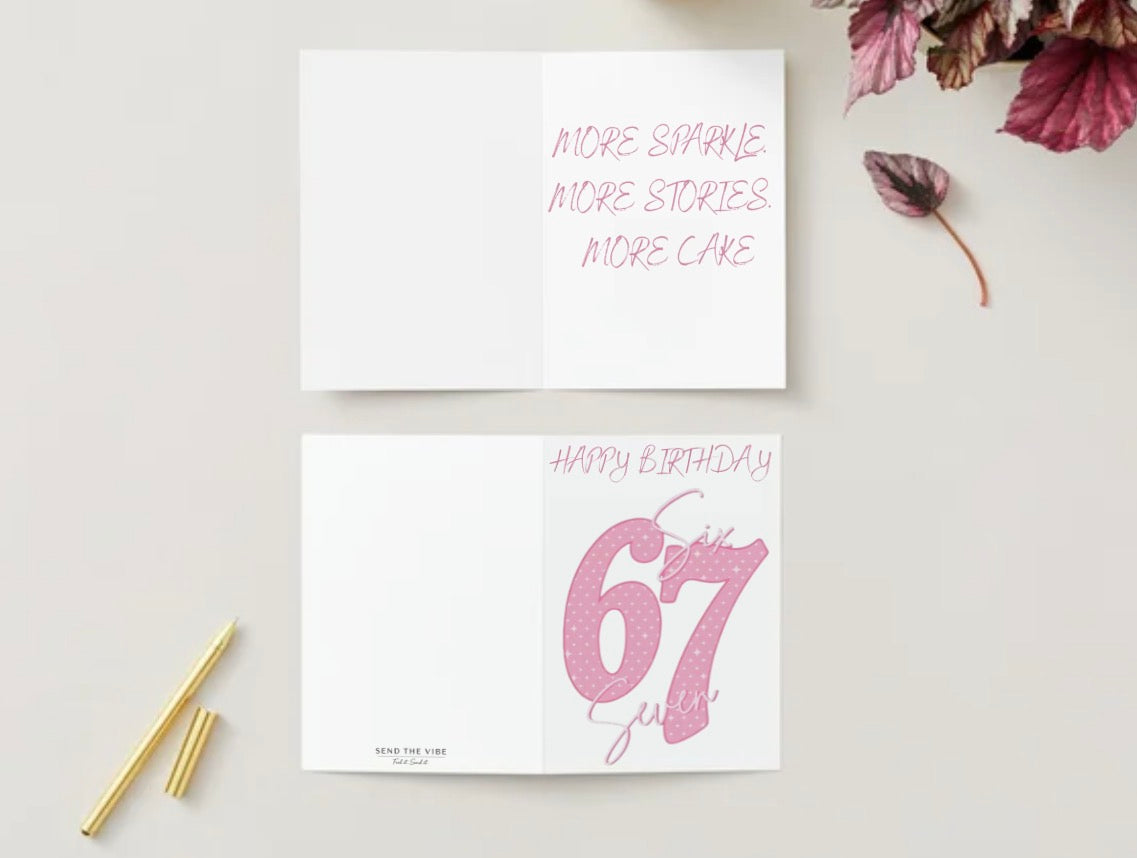 💕Pink 6-7 Birthday 🎂