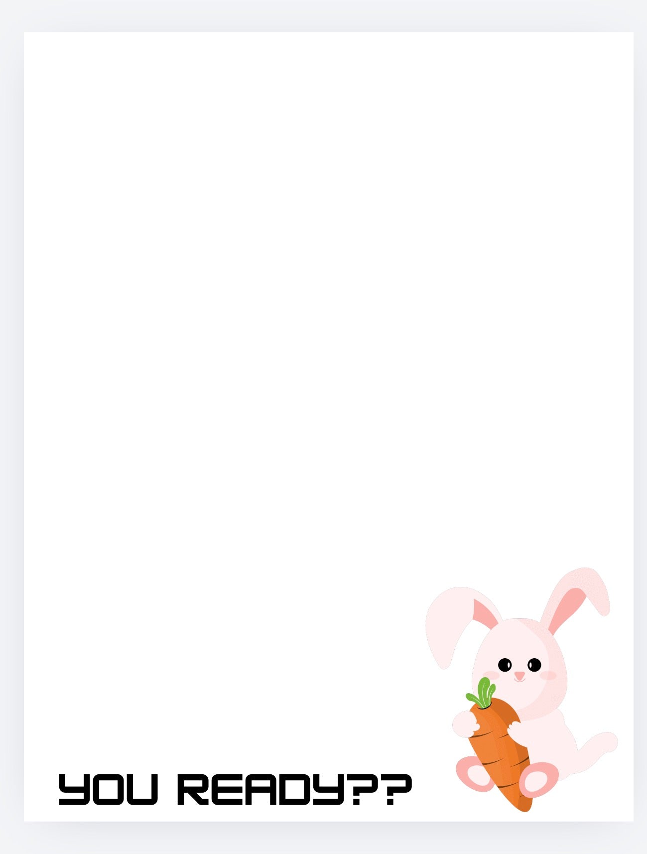 🐰 I wanna hop🐇Easter