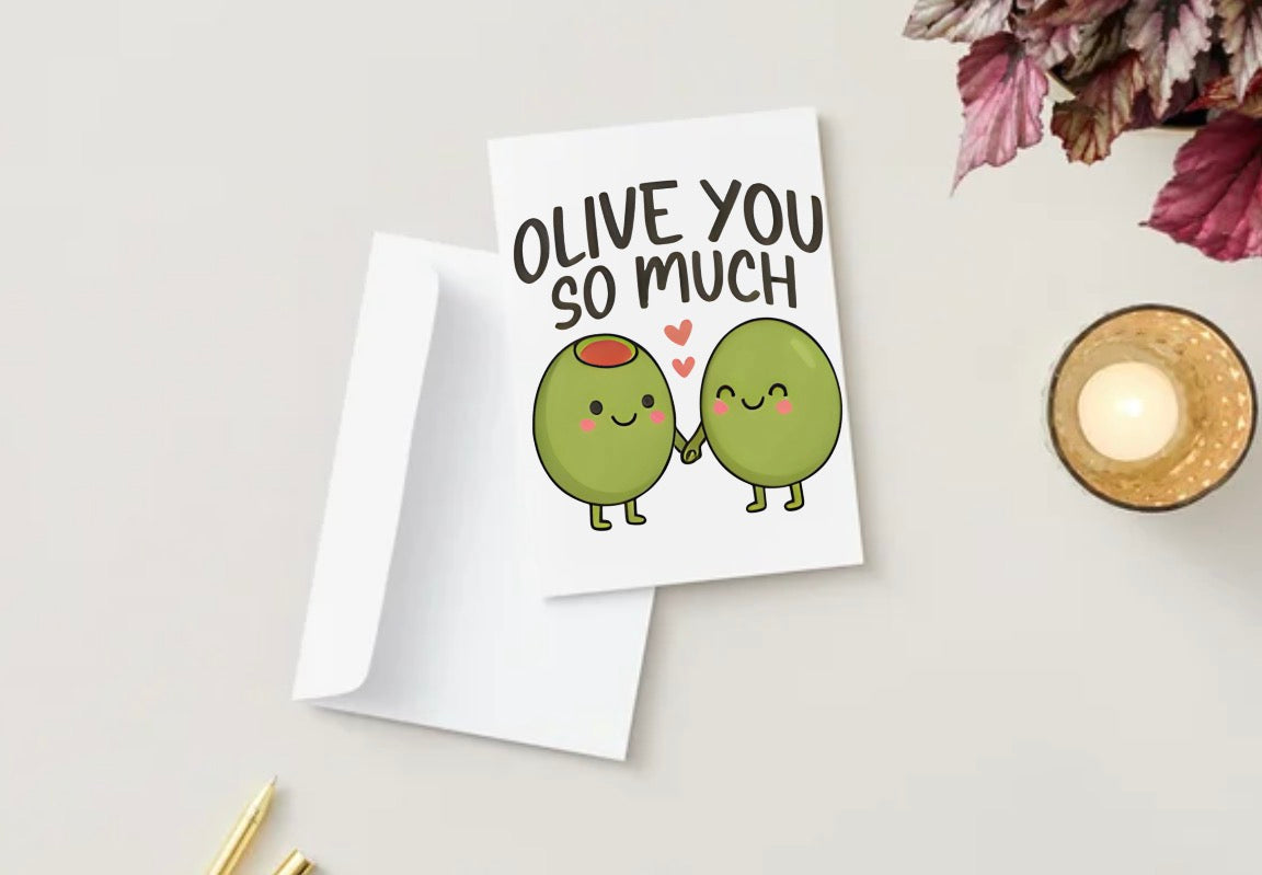 Olive (Blank Inside)