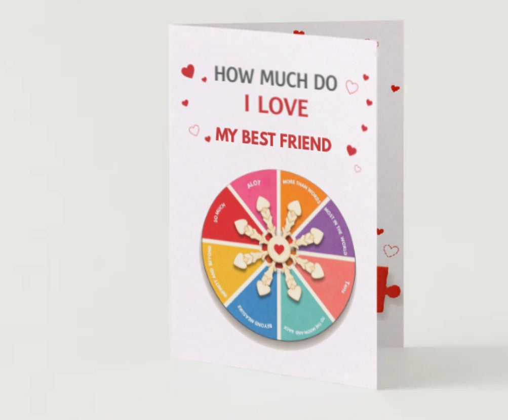 How Much Do I Love You? Spinner Card 💖