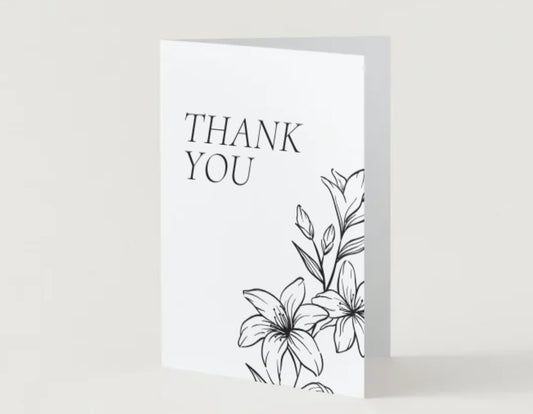 Thank you (blank inside)