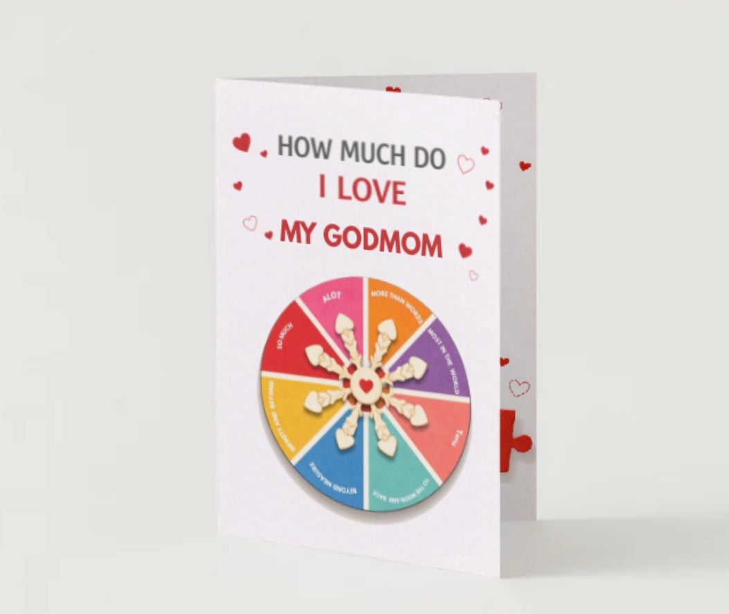 How Much Do I Love You? Spinner Card 💖