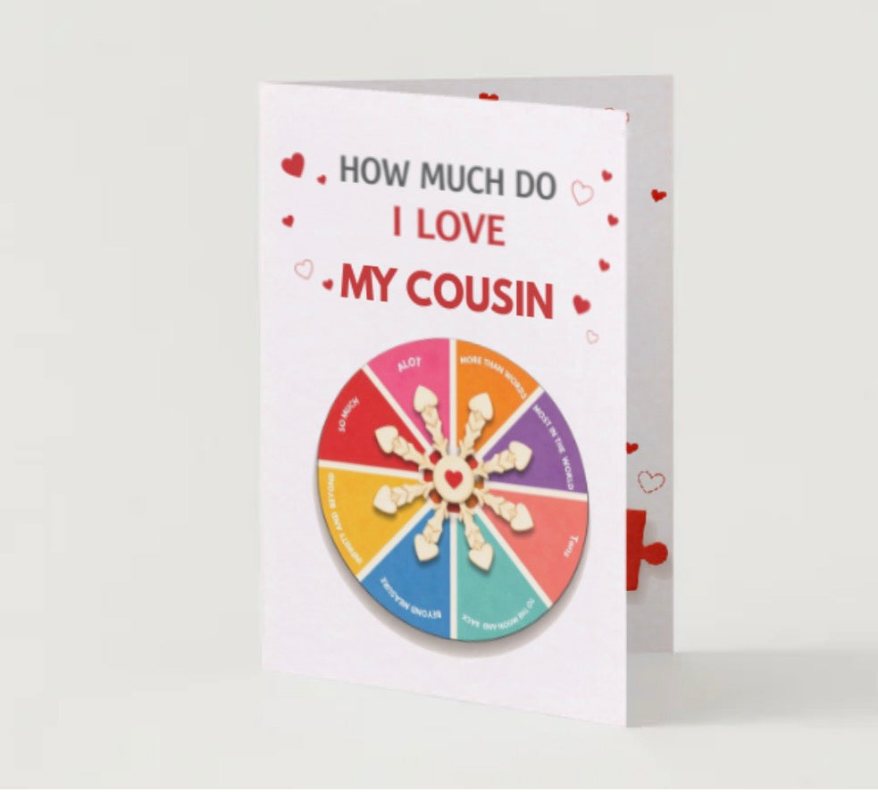How Much Do I Love You? Spinner Card 💖