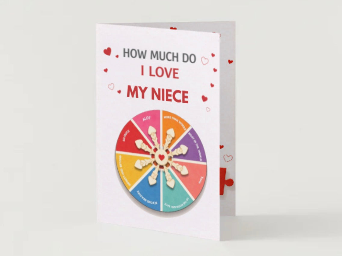 How Much Do I Love You? Spinner Card 💖