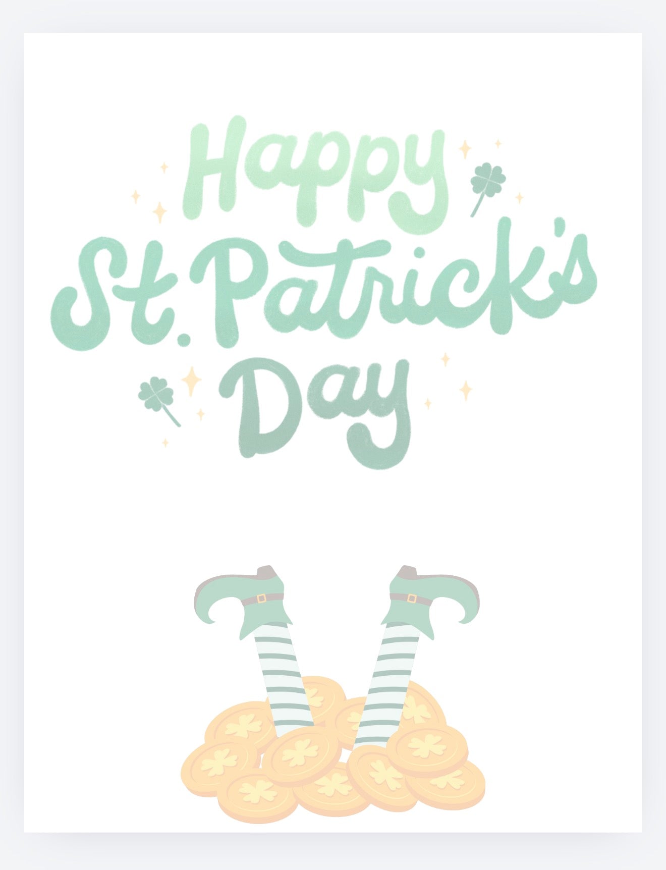 ☘️Irish you were St Patrick’s day☘️ (for woman version)
