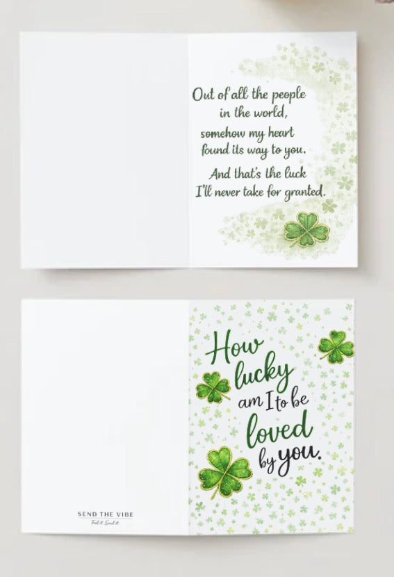 ☘️How lucky☘️ St Patrick’s day