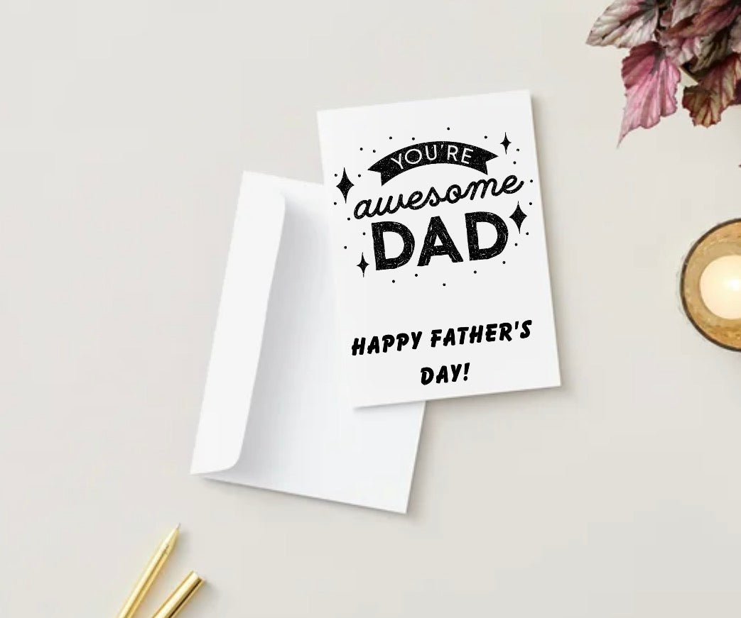 Awesome Dad (blank inside)