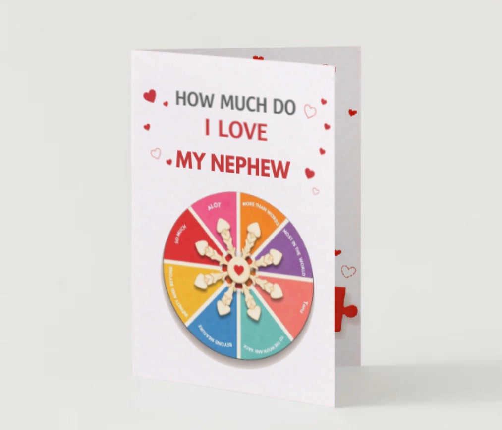 How Much Do I Love You? Spinner Card 💖