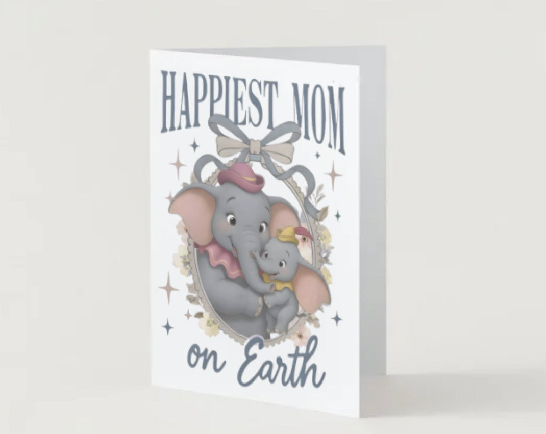 Happiest Mom 🐘(Blank Inside)