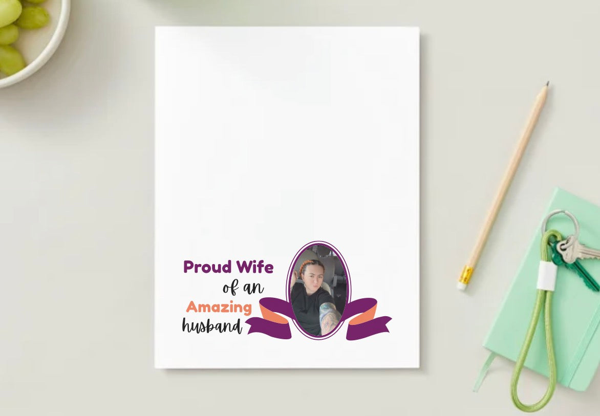 Proud wife (Custom stationery)📝✍🏼