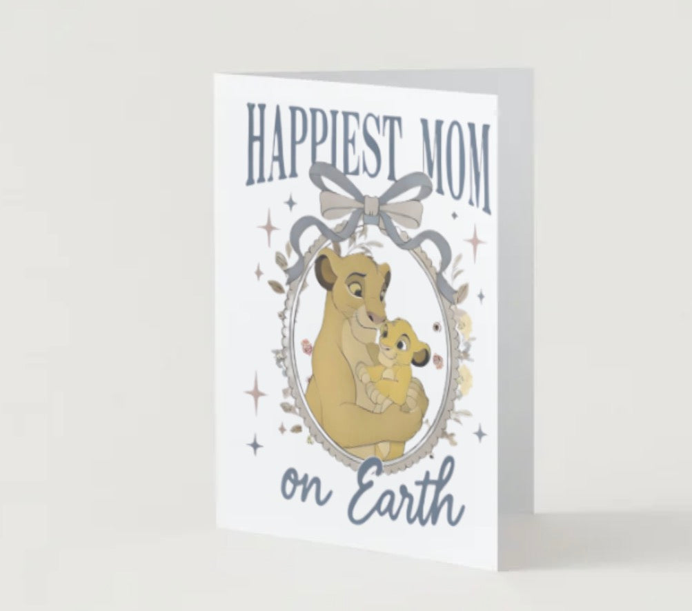 Happiest Mom 🦁 (Blank Inside)