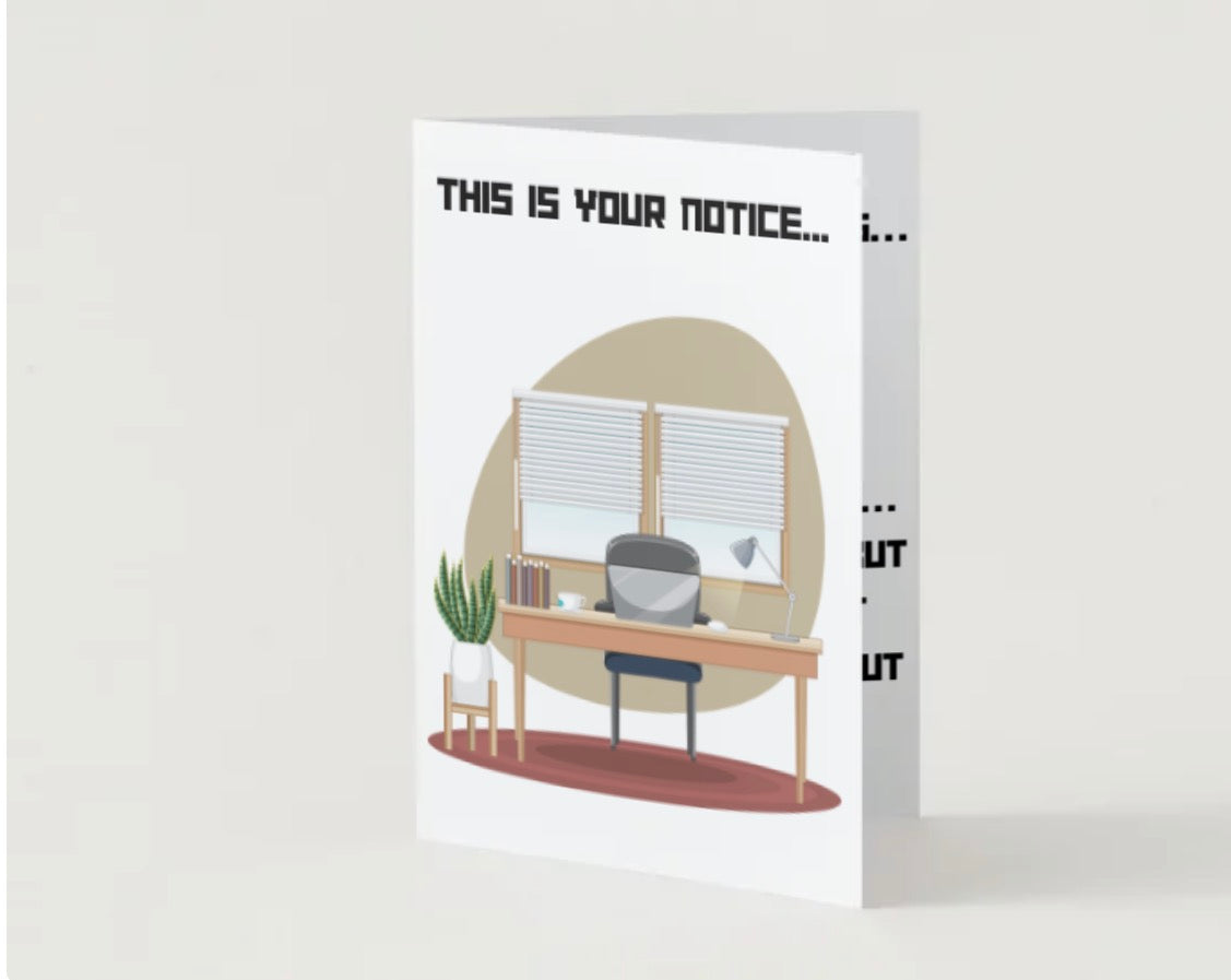 This is your notice