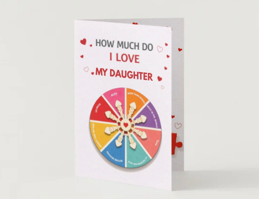 How Much Do I Love You? Spinner Card 💖