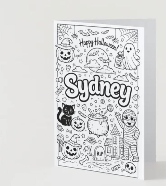 👻Custom Halloween color card🎃