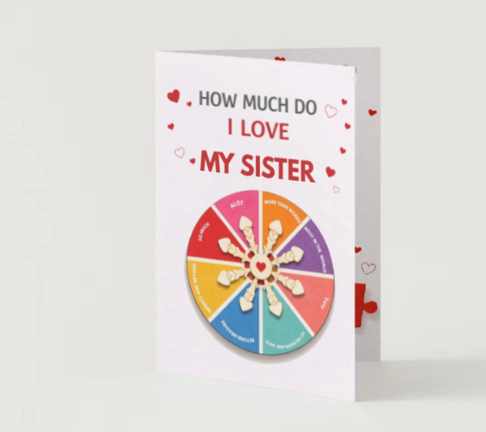How Much Do I Love You? Spinner Card 💖