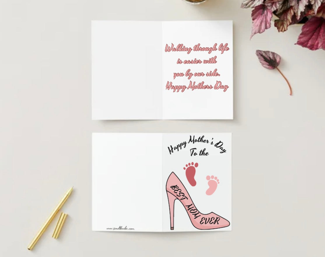Walking through life (Let us know how many feet you need on card)