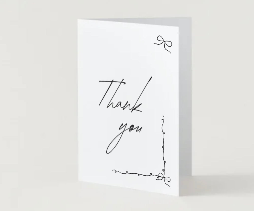 Thank you (blank inside)