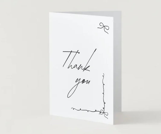Thank you (blank inside)