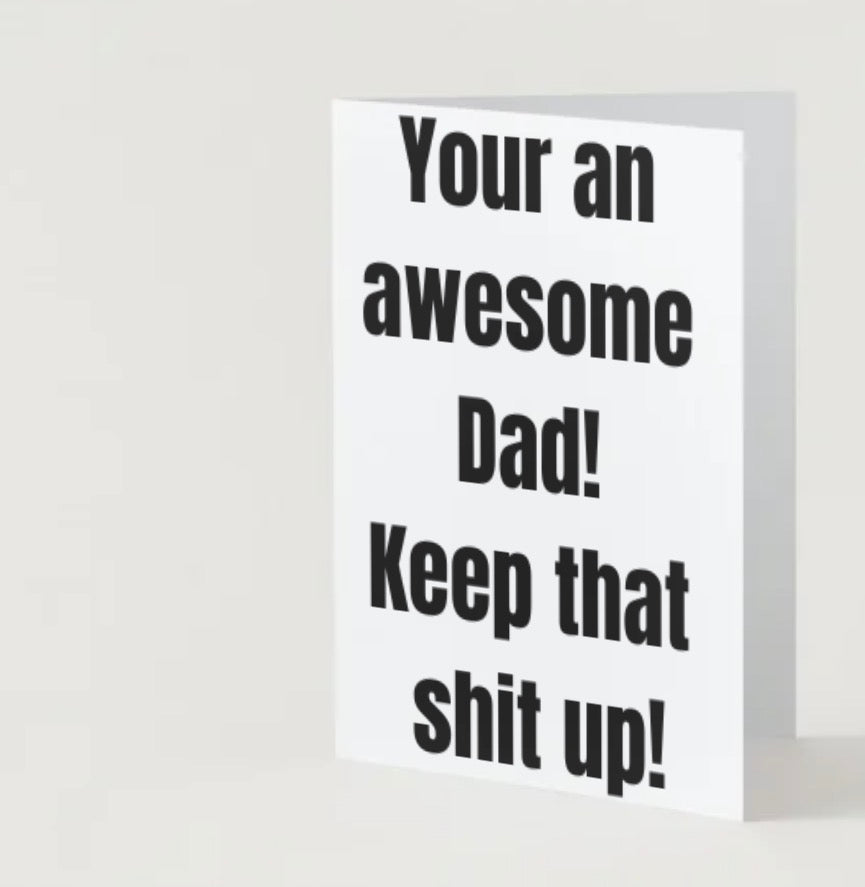 Awesome Dad (blank inside)