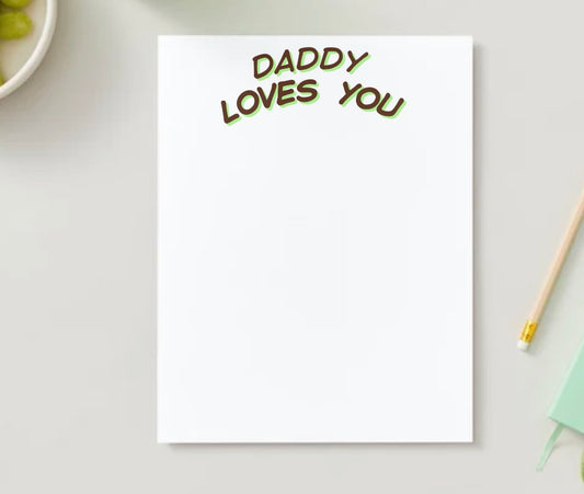 Dad & DAUGHTER STATIONERY SHEET