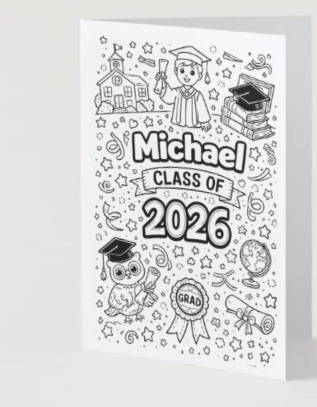 🎓Custom Graduation color card🎓